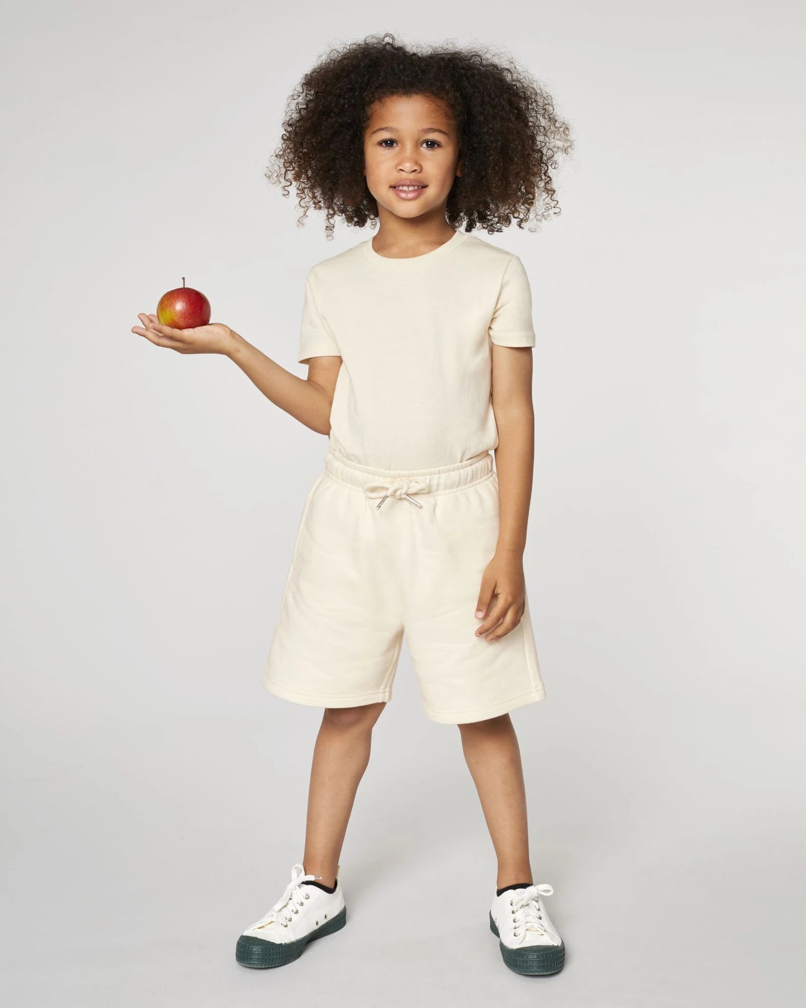 Shorts Bio-Baumwolle Stanley/Stella Mini Bolter zum Personalisieren - Naturroh