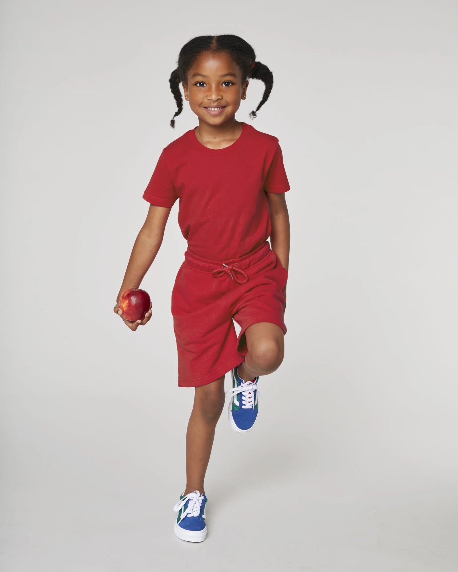 Shorts Bio-Baumwolle Stanley/Stella Mini Bolter zum Personalisieren - Rot