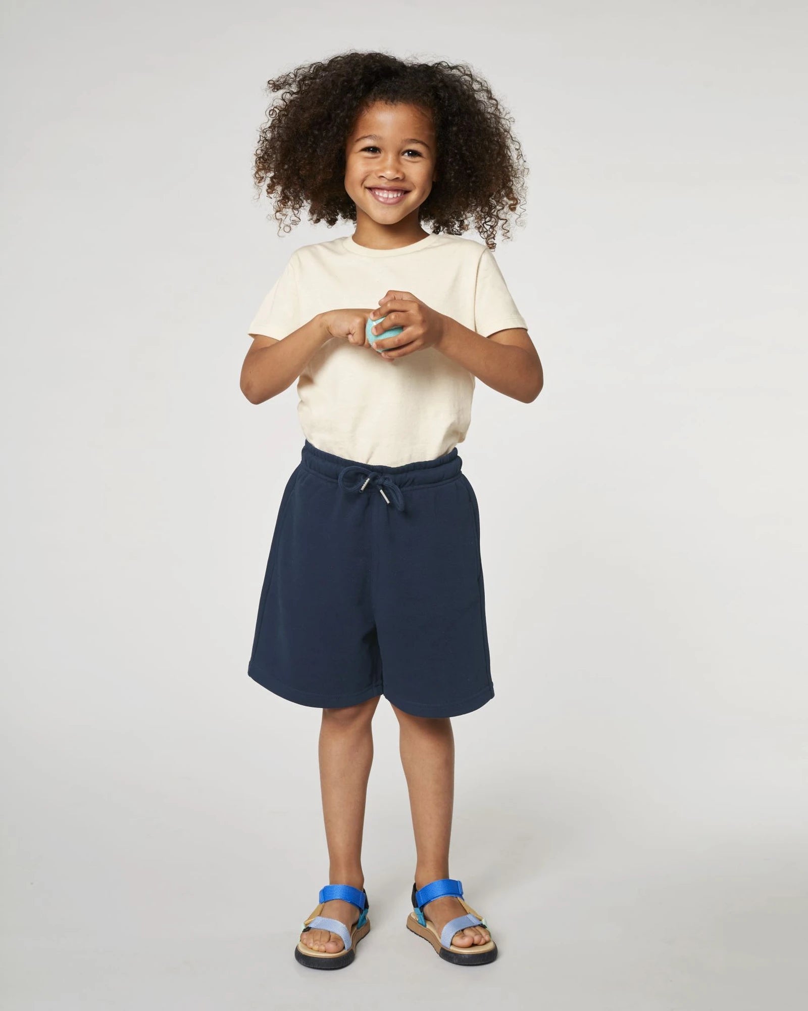 Shorts Bio-Baumwolle Stanley/Stella Mini Bolter zum Personalisieren - Französische Marine