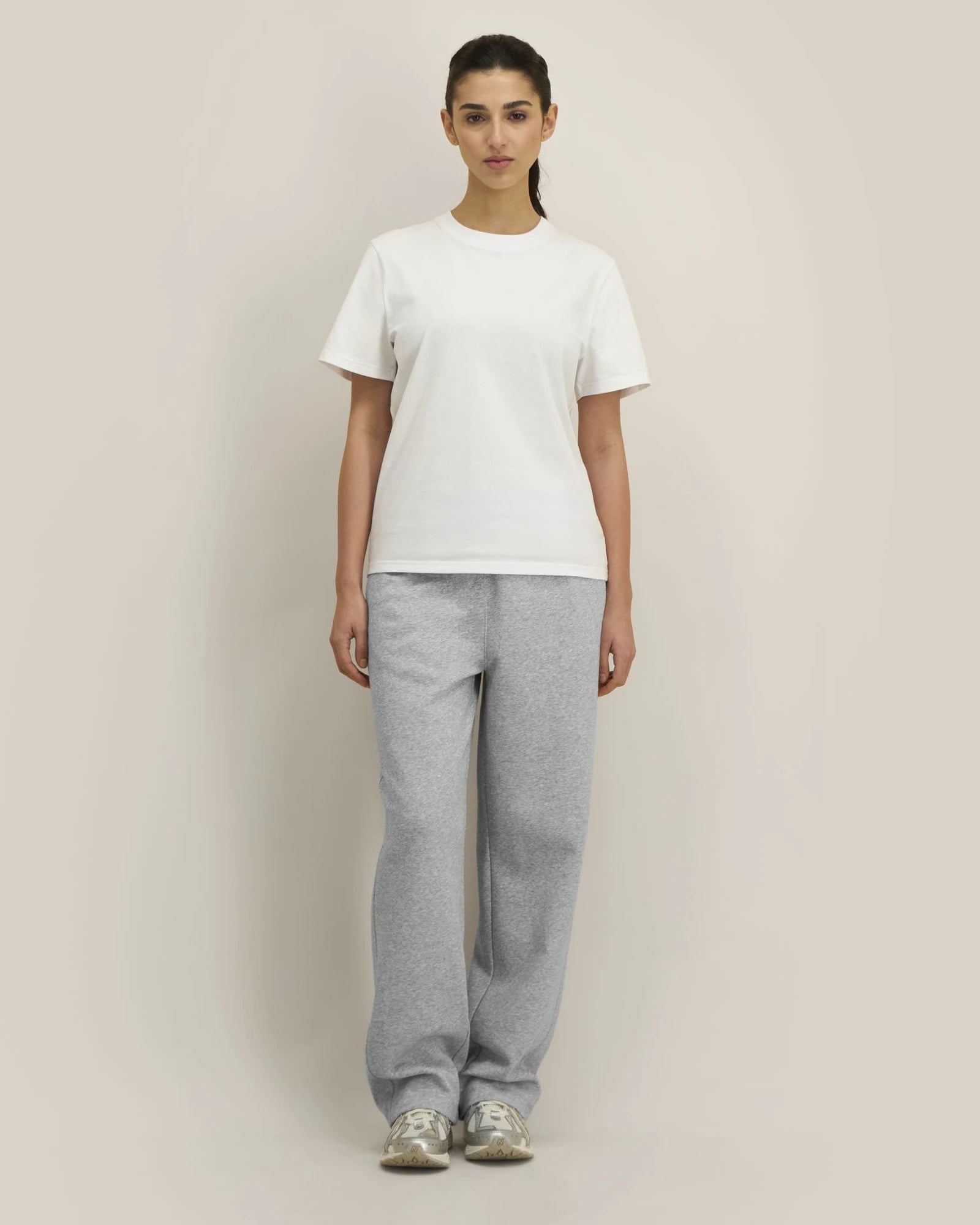 Jogginghose Bio-Baumwolle Stanley/Stella Needer zum Personalisieren - Mélange Grau