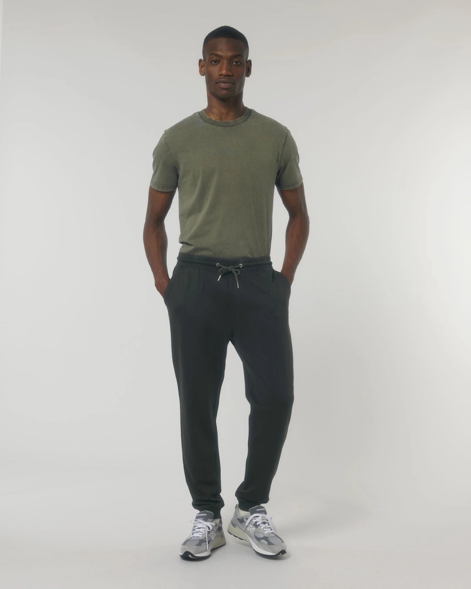 Jogginghose Bio-Baumwolle Stanley/Stella Mover zum Personalisieren - G. Gefärbtes Schwarzgestein