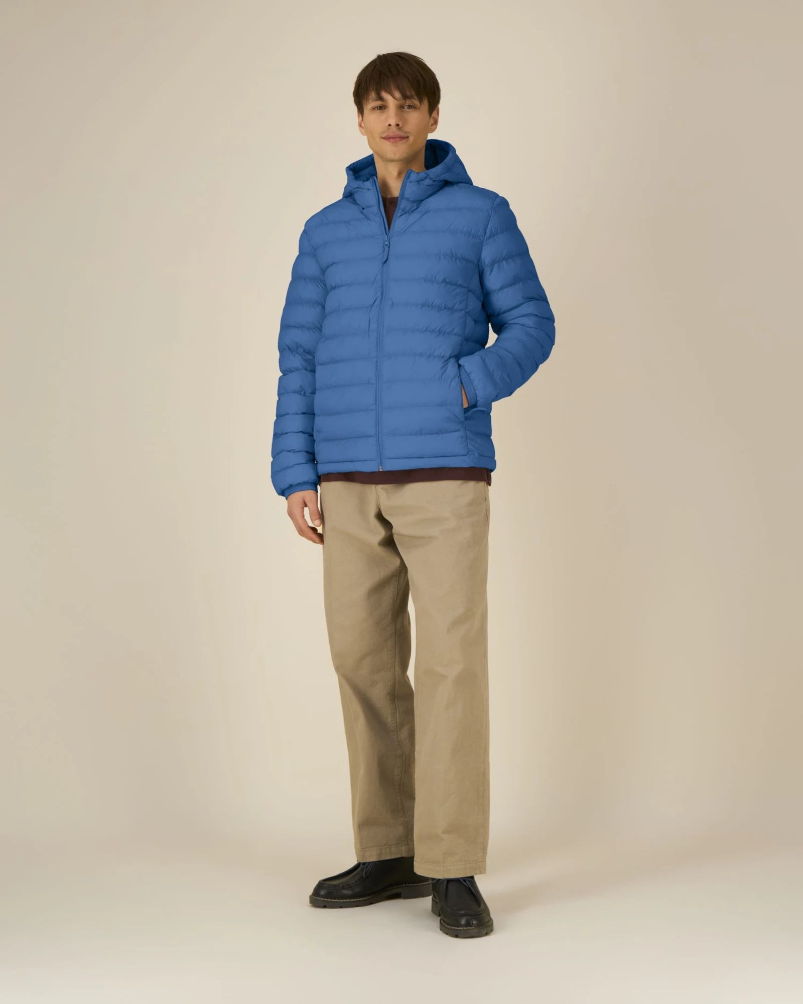 Leichte Steppjacke aus 100% recyceltem Nylon Stanley - Achtsames Blau