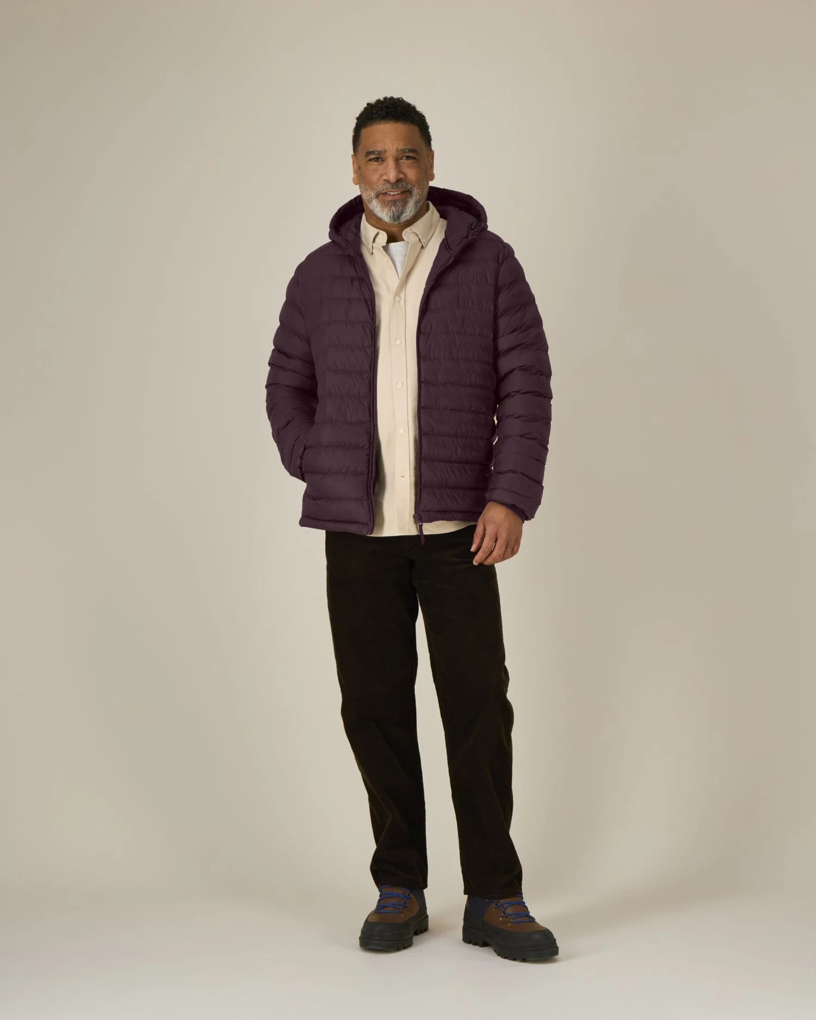 Leichte Steppjacke aus 100% recyceltem Nylon Stanley - Rotbraun