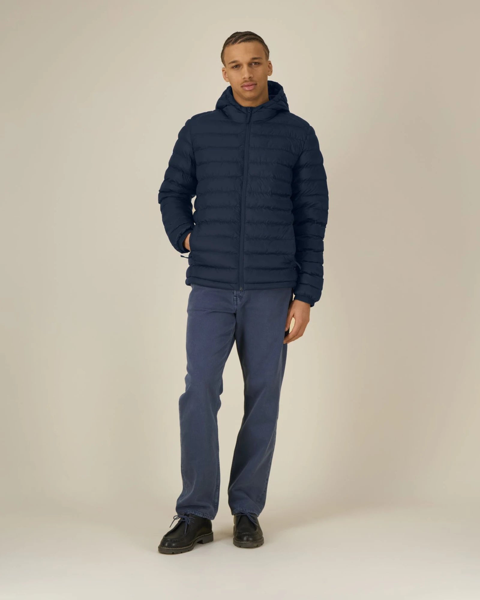 Leichte Steppjacke aus 100% recyceltem Nylon Stanley - Französische Marine