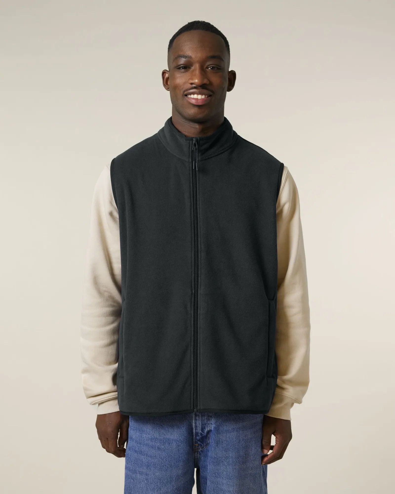 Weste ohne Ärmel Polyester recycelt Stanley/Stella Quester zum Personalisieren - 1
