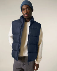 Puffer Gilet unisex 100% recycelt Stanley/Stella zum Personalisieren - Französische Marine