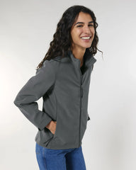 Softshelljacke Damen Stanley/Stella Navigator zum Personalisieren - Anthrazit