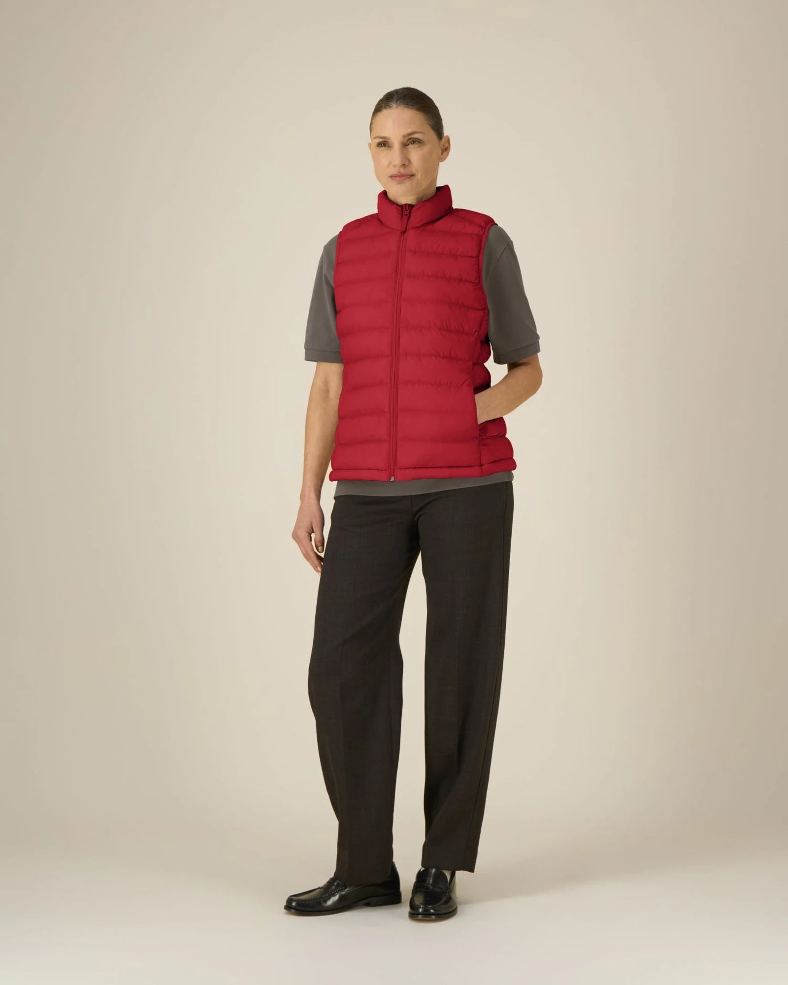 Weste recycelt Stanley/Stella Climber 2.0 zum Personalisieren - Rot