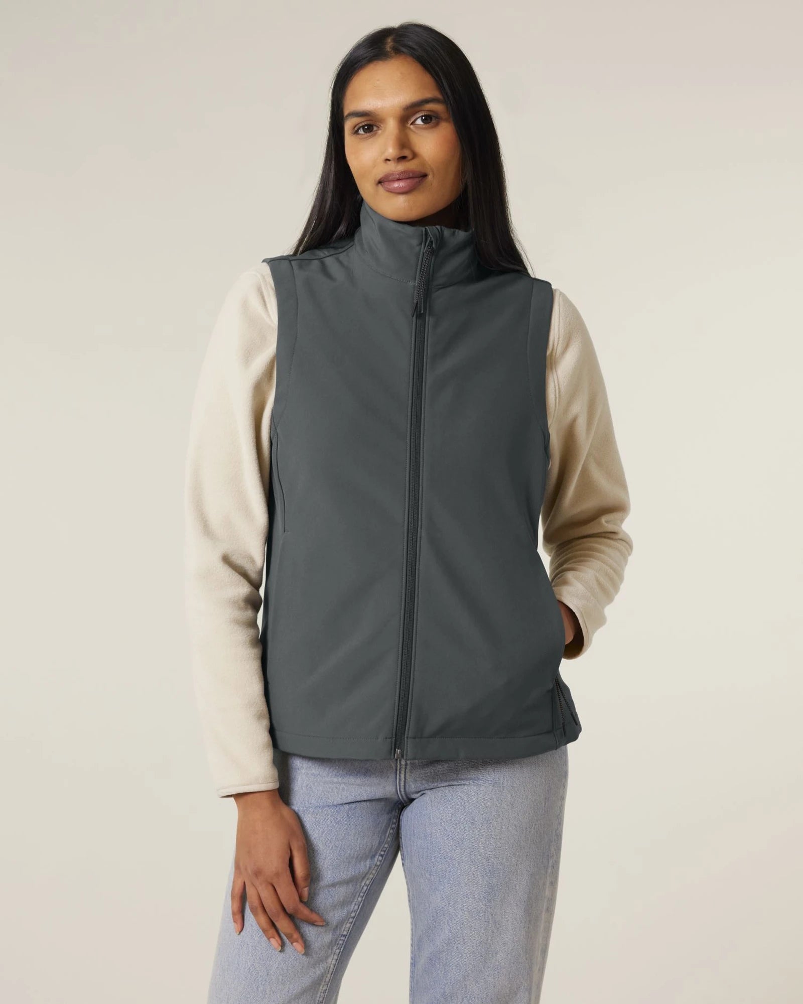Weste Softshell Damen Stanley/Stella Trail Blazer zum Personalisieren - Anthrazit