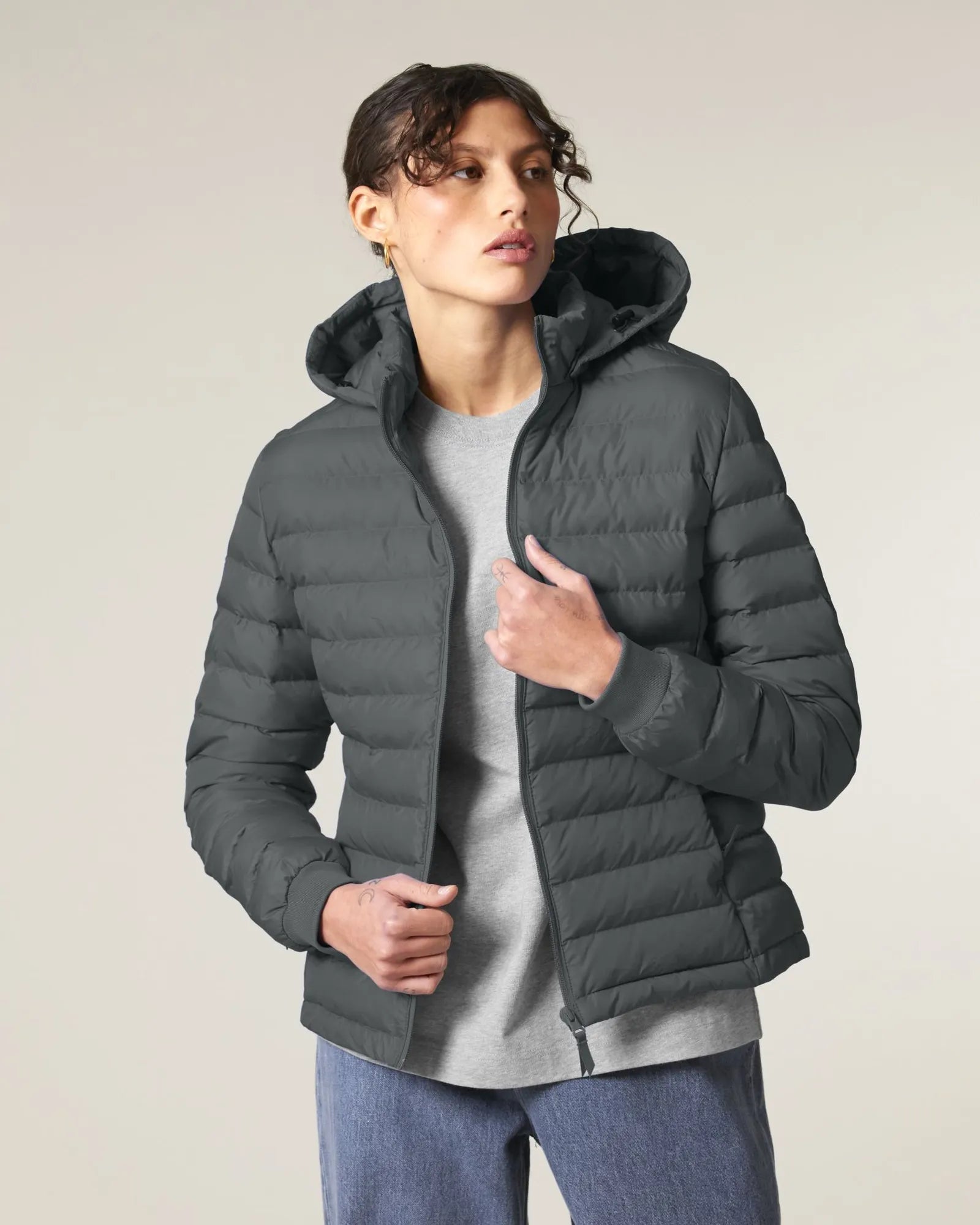 Damenjacke recycelt Stanley/Stella Voyager zum Personalisieren - Anthrazit