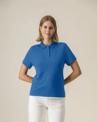 Poloshirt Bio-Baumwolle Stanley/Stella zum Personalisieren - Königsblau