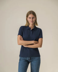 Poloshirt Bio-Baumwolle Stanley/Stella zum Personalisieren - Französische Marine