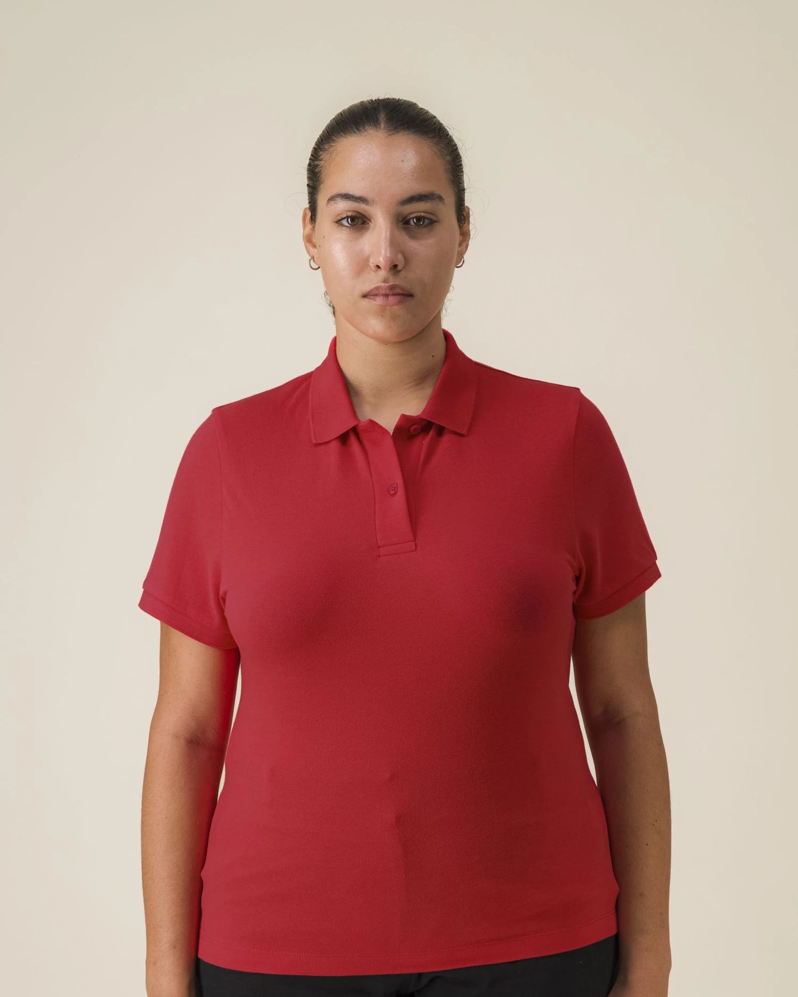 Poloshirt Bio-Baumwolle Stanley/Stella zum Personalisieren - Rot