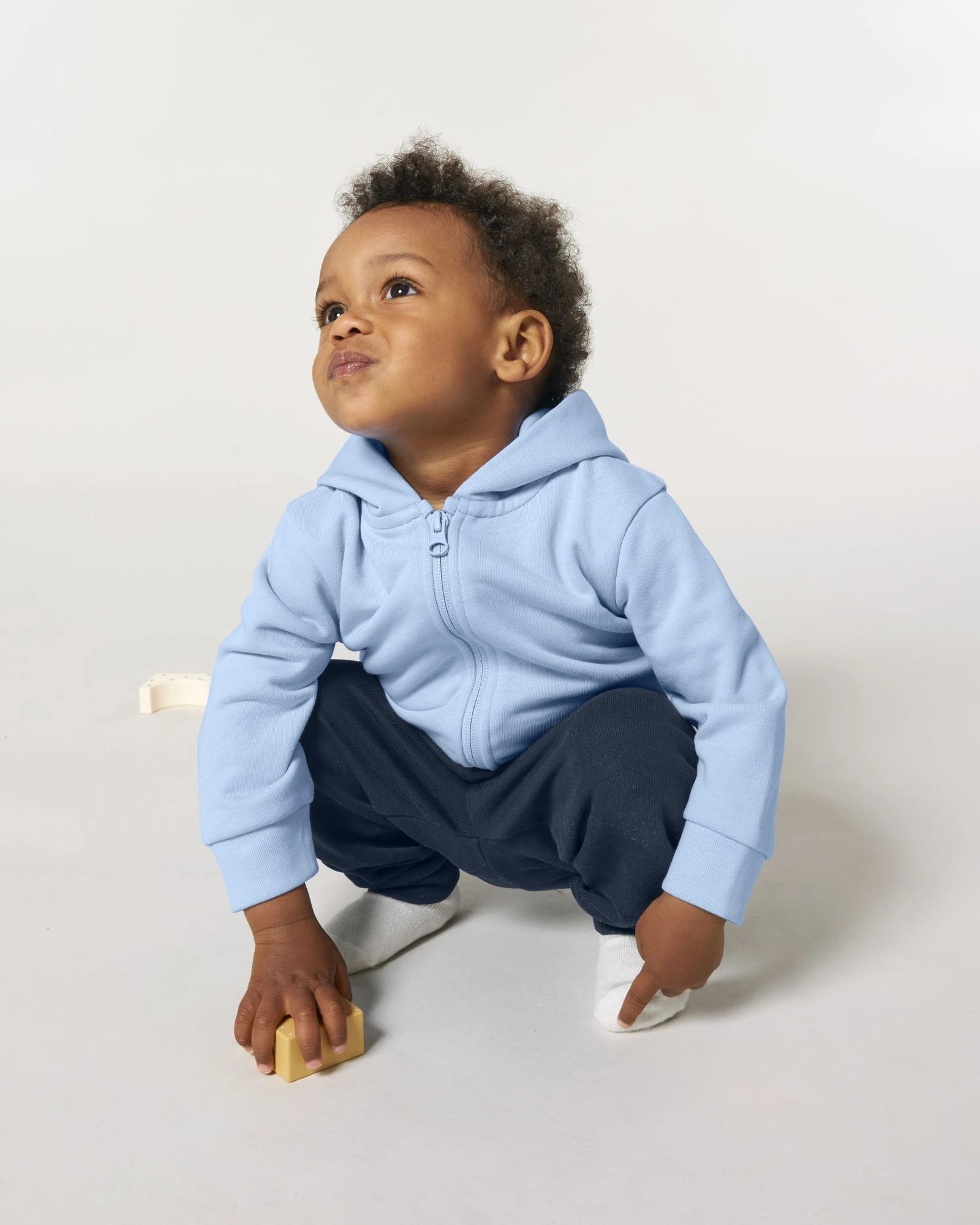 Sweatshirt zippbar Bio-Baumwolle Stanley/Stella zum Personalisieren - Blaue Seele