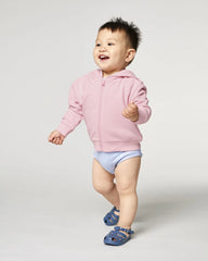 Sweatshirt zippbar Bio-Baumwolle Stanley/Stella zum Personalisieren - Baumwollrosa