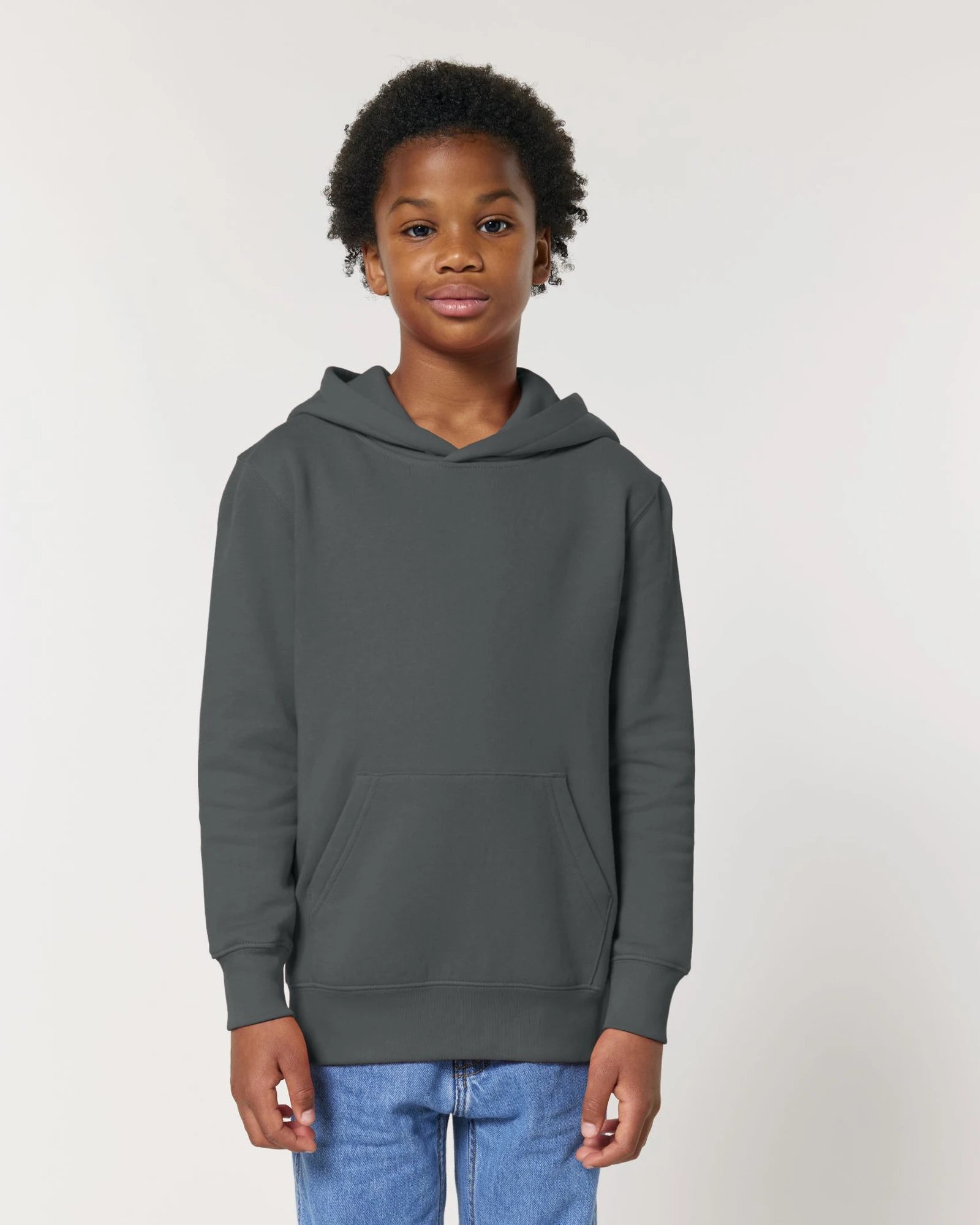 Hoodie Bio-Baumwolle Stanley/Stella Mini Cruiser 2.0 zum Personalisieren - Anthrazit