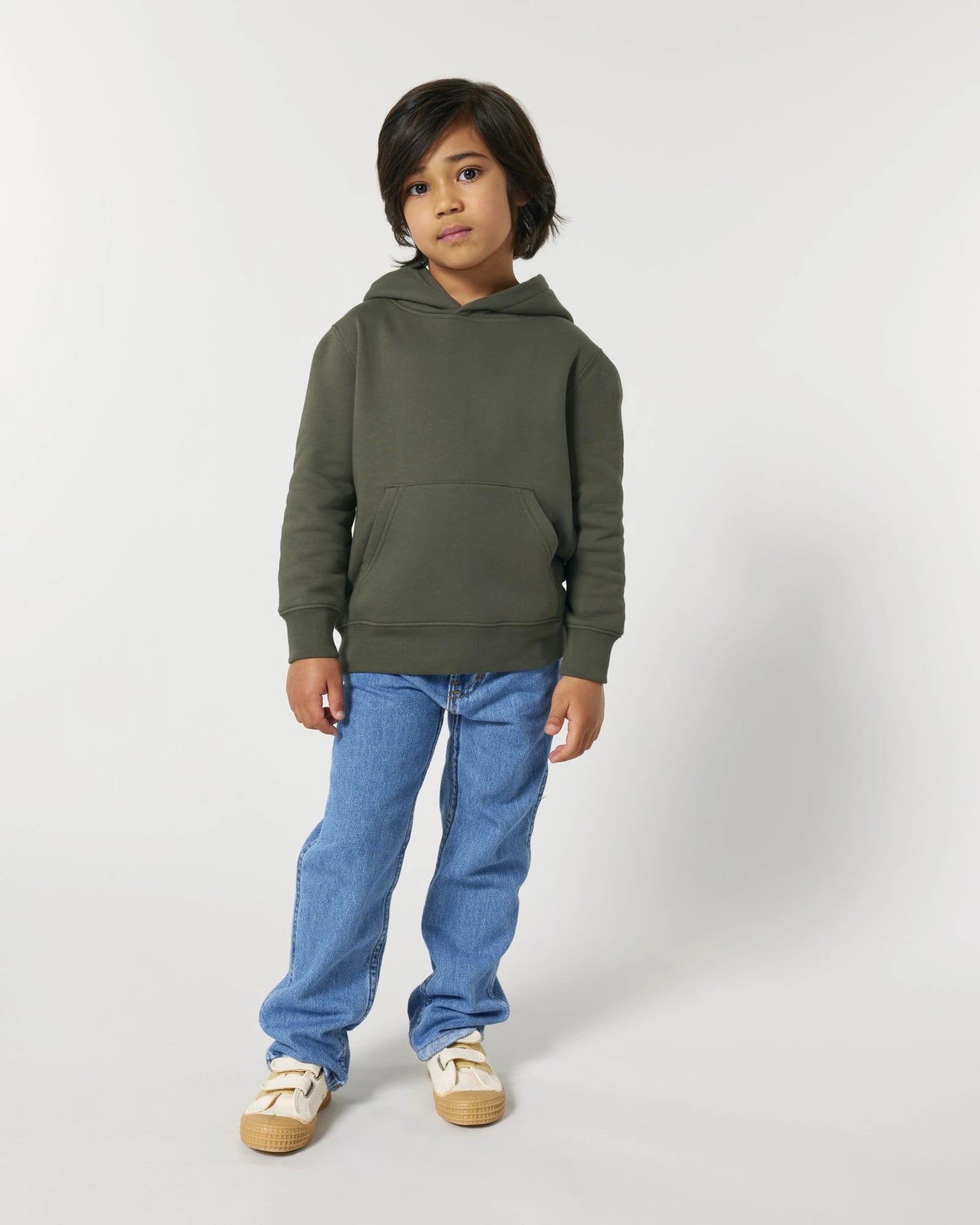 Hoodie Bio-Baumwolle Stanley/Stella Mini Cruiser 2.0 zum Personalisieren - Khaki