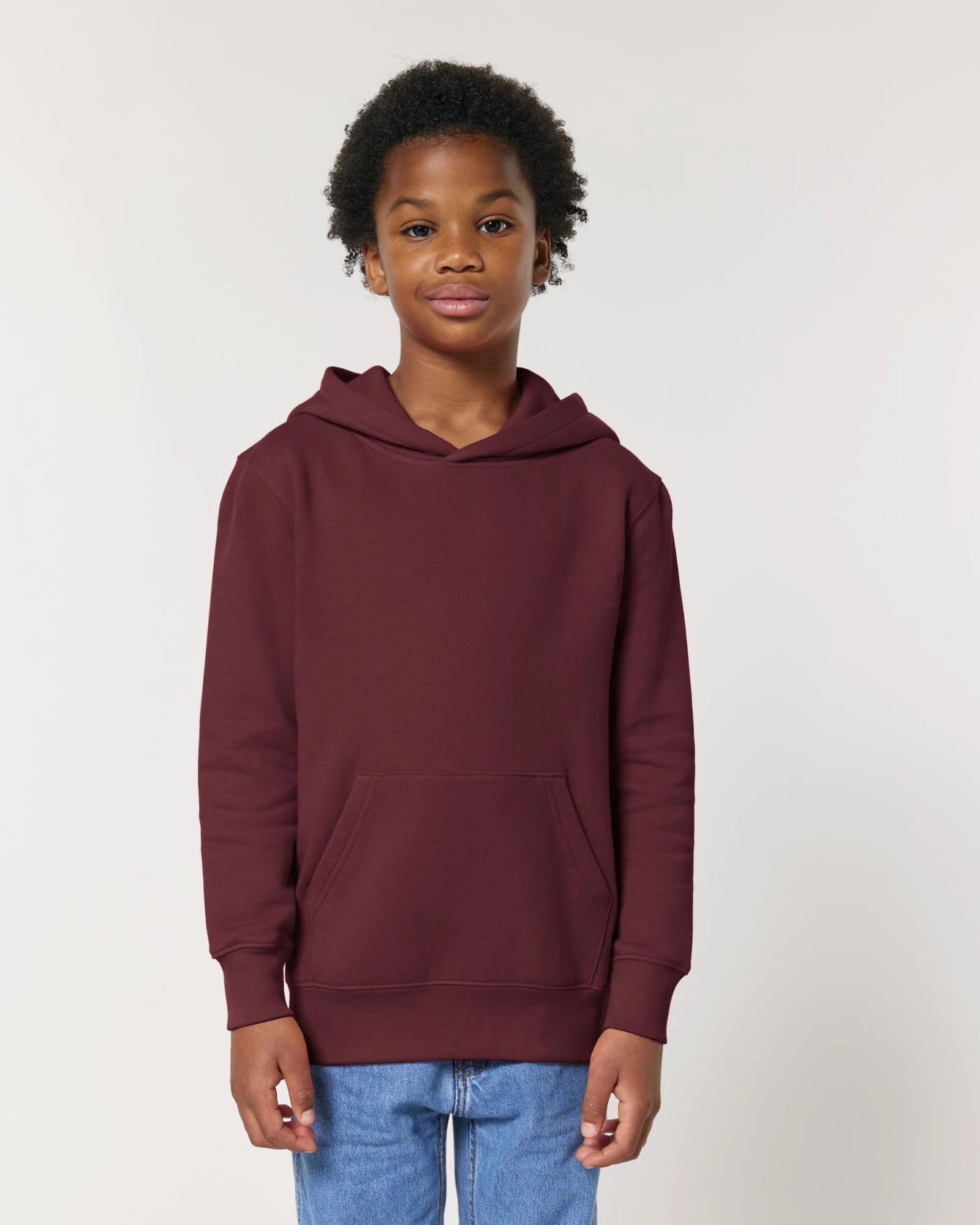 Hoodie Bio-Baumwolle Stanley/Stella Mini Cruiser 2.0 zum Personalisieren - Bordeaux