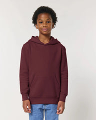 Hoodie Bio-Baumwolle Stanley/Stella Mini Cruiser 2.0 zum Personalisieren - Bordeaux