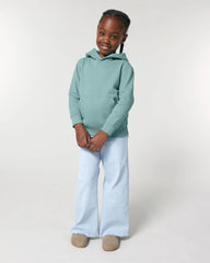 Hoodie Bio-Baumwolle Stanley/Stella Mini Cruiser 2.0 zum Personalisieren - Teal Monstera