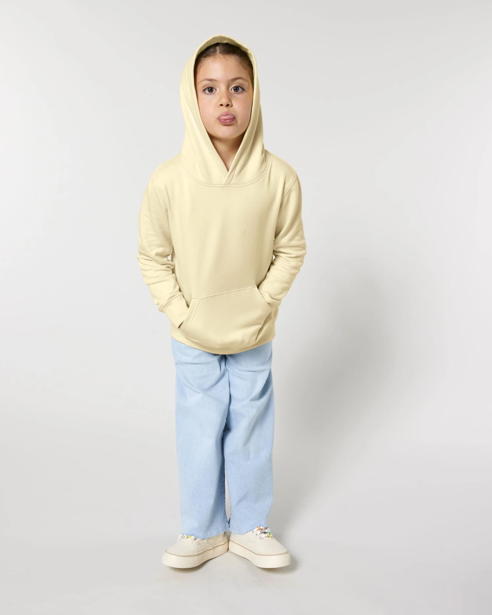 Hoodie Bio-Baumwolle Stanley/Stella Mini Cruiser 2.0 zum Personalisieren - Butter