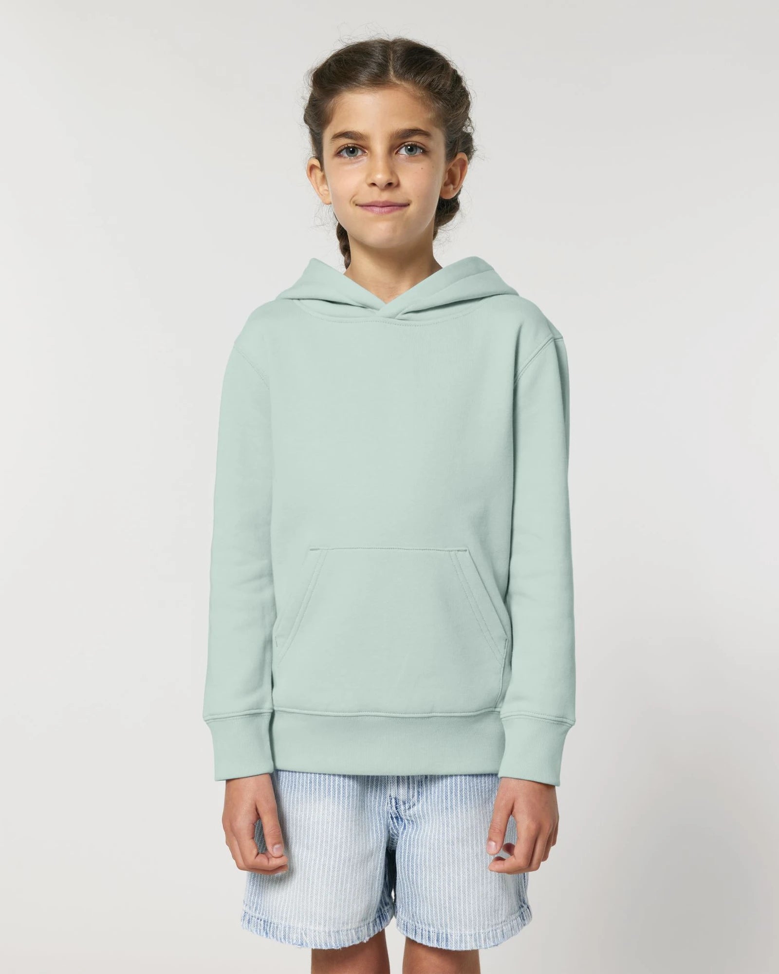 Hoodie Bio-Baumwolle Stanley/Stella Mini Cruiser 2.0 zum Personalisieren - Karibisches Blau