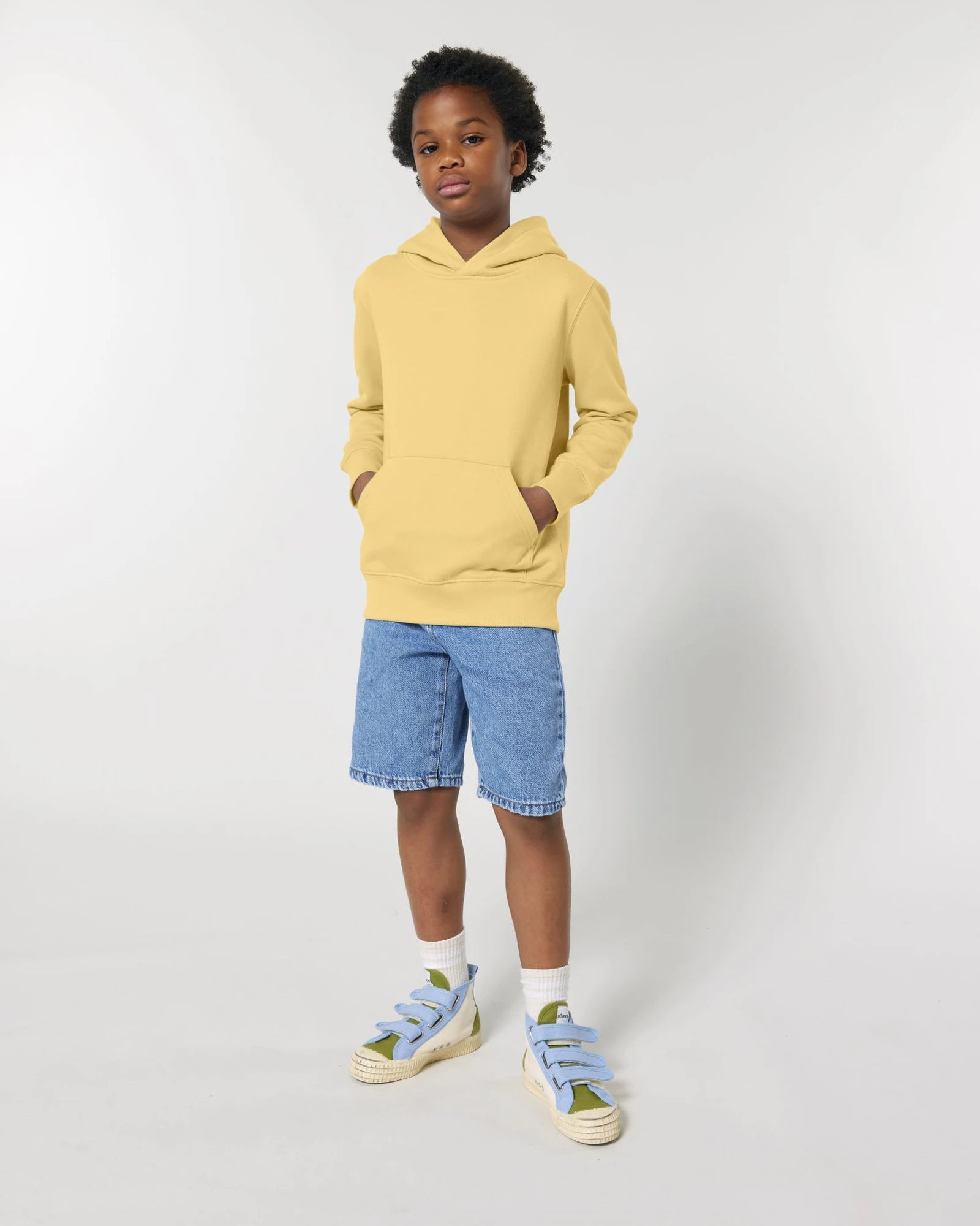 Hoodie Bio-Baumwolle Stanley/Stella Mini Cruiser 2.0 zum Personalisieren - Viva Gelb