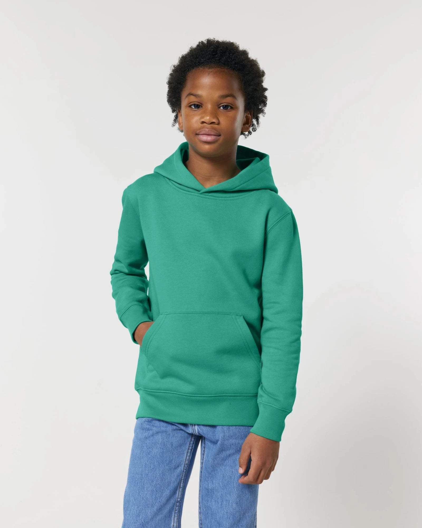 Hoodie Bio-Baumwolle Stanley/Stella Mini Cruiser 2.0 zum Personalisieren - Gehe Grün