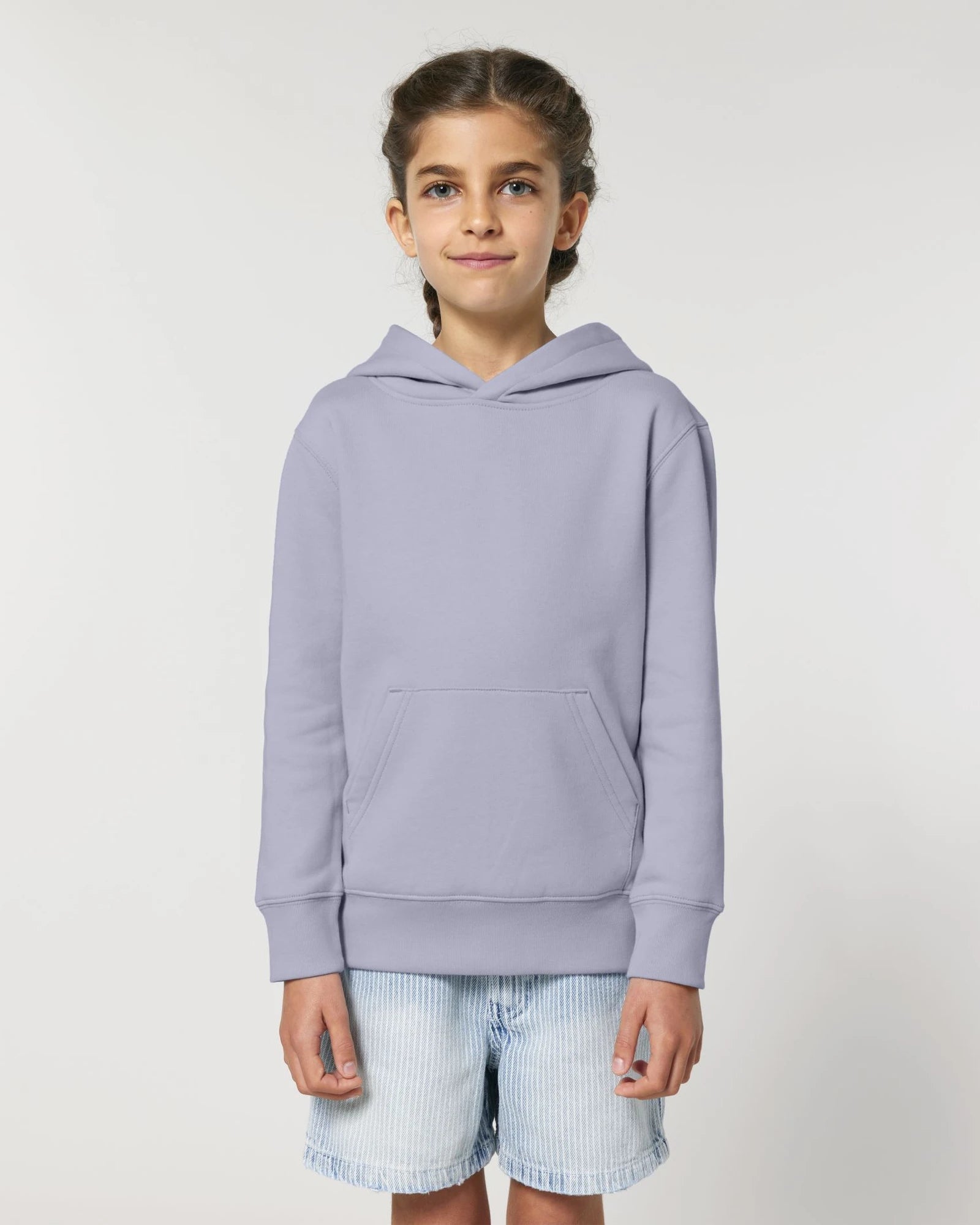 Hoodie Bio-Baumwolle Stanley/Stella Mini Cruiser 2.0 zum Personalisieren - Lavendel