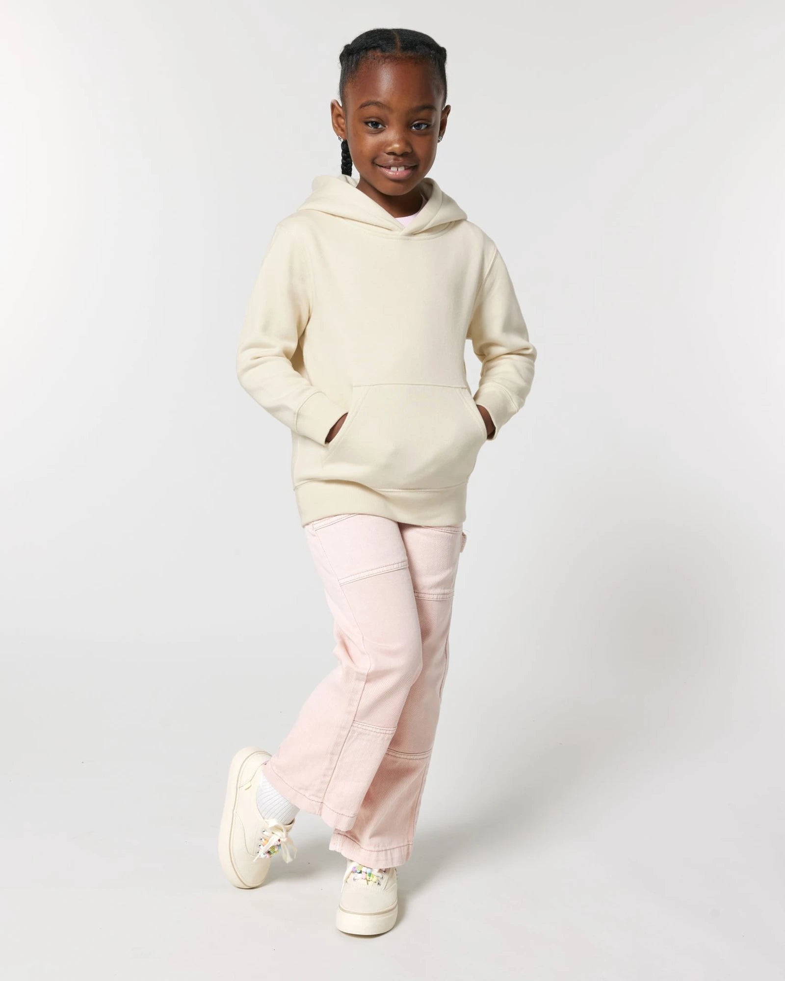 Hoodie Bio-Baumwolle Stanley/Stella Mini Cruiser 2.0 zum Personalisieren - Naturroh