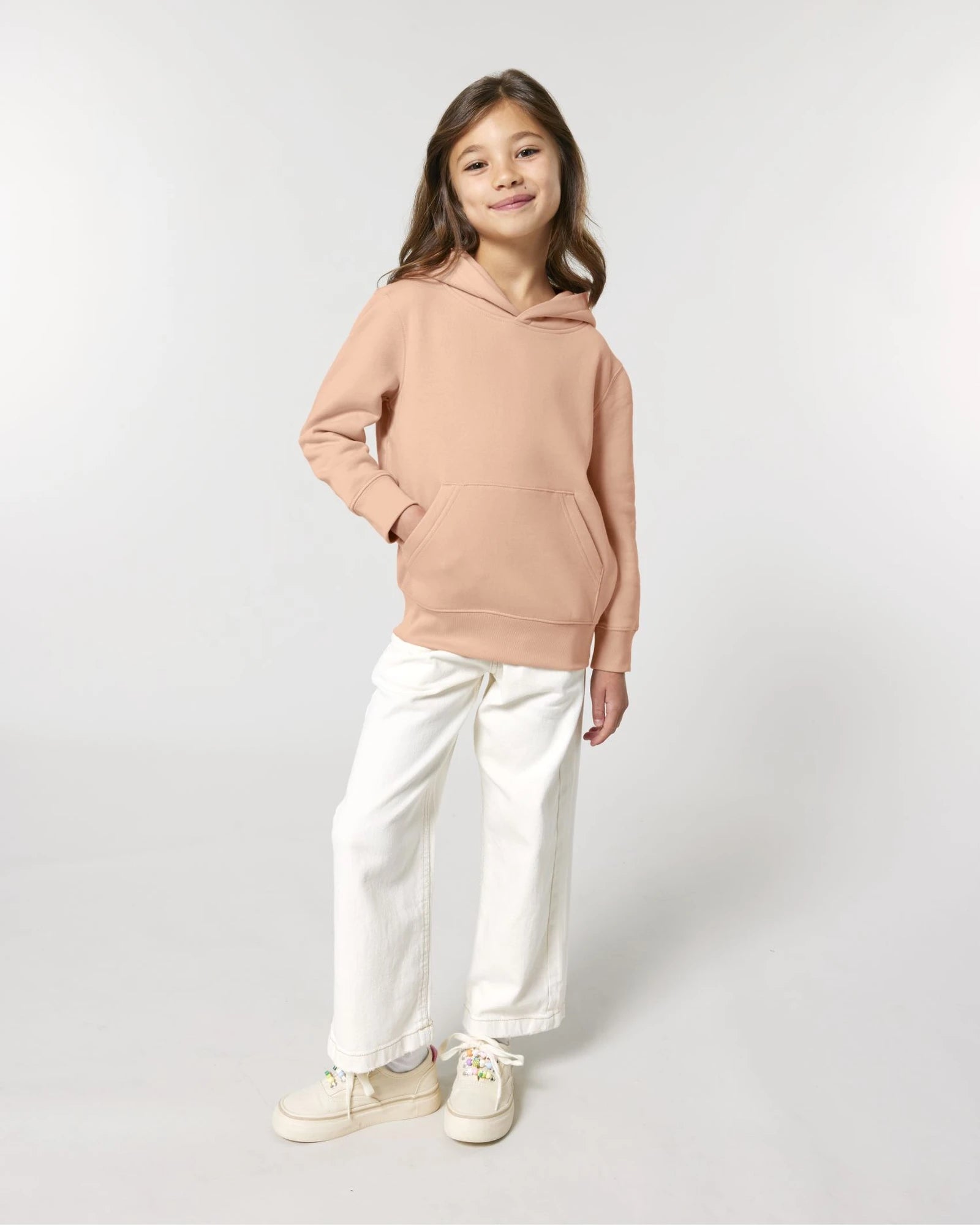 Hoodie Bio-Baumwolle Stanley/Stella Mini Cruiser 2.0 zum Personalisieren - Frisches Pfirsich