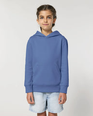 Hoodie Bio-Baumwolle Stanley/Stella Mini Cruiser 2.0 zum Personalisieren - Helles Blau