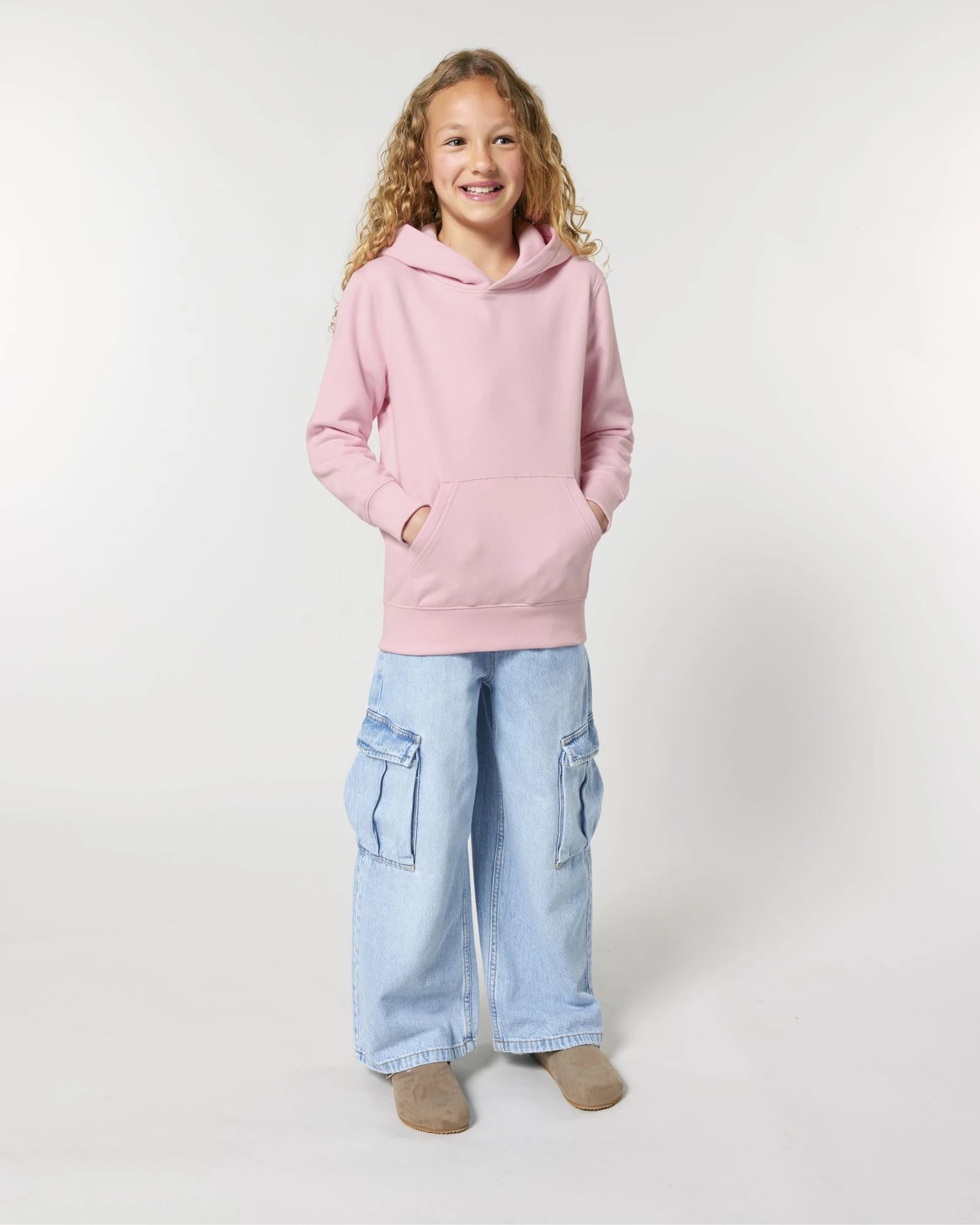 Hoodie Bio-Baumwolle Stanley/Stella Mini Cruiser 2.0 zum Personalisieren - Baumwollrosa