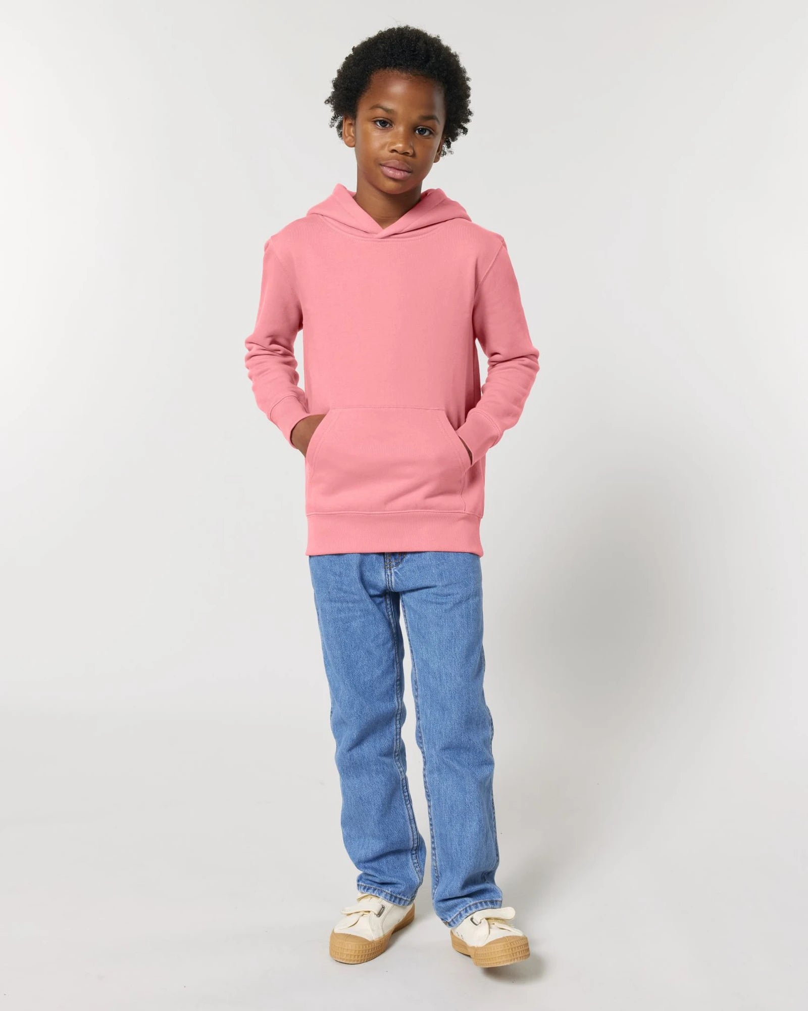 Hoodie Bio-Baumwolle Stanley/Stella Mini Cruiser 2.0 zum Personalisieren - Rosa Freude