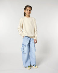 Sweatshirt Kinder Bio-Baumwolle Stanley/Stella Mini Changer zum Personalisieren - Naturroh