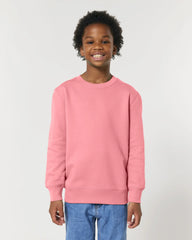 Sweatshirt Kinder Bio-Baumwolle Stanley/Stella Mini Changer zum Personalisieren - Rosa Freude