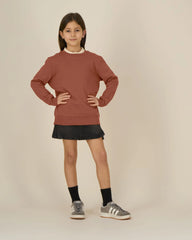 Sweatshirt Kinder Bio-Baumwolle Stanley/Stella Mini Changer zum Personalisieren - Heritage Brown