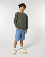 Sweatshirt Kinder Bio-Baumwolle Stanley/Stella Mini Changer zum Personalisieren - Khaki