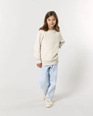 Sweatshirt Kinder Bio-Baumwolle Stanley/Stella Mini Changer zum Personalisieren - Öko-Melange