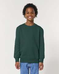 Sweatshirt Kinder Bio-Baumwolle Stanley/Stella Mini Changer zum Personalisieren - Glasiertes Grün
