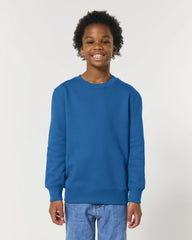 Sweatshirt Kinder Bio-Baumwolle Stanley/Stella Mini Changer zum Personalisieren - Königsblau