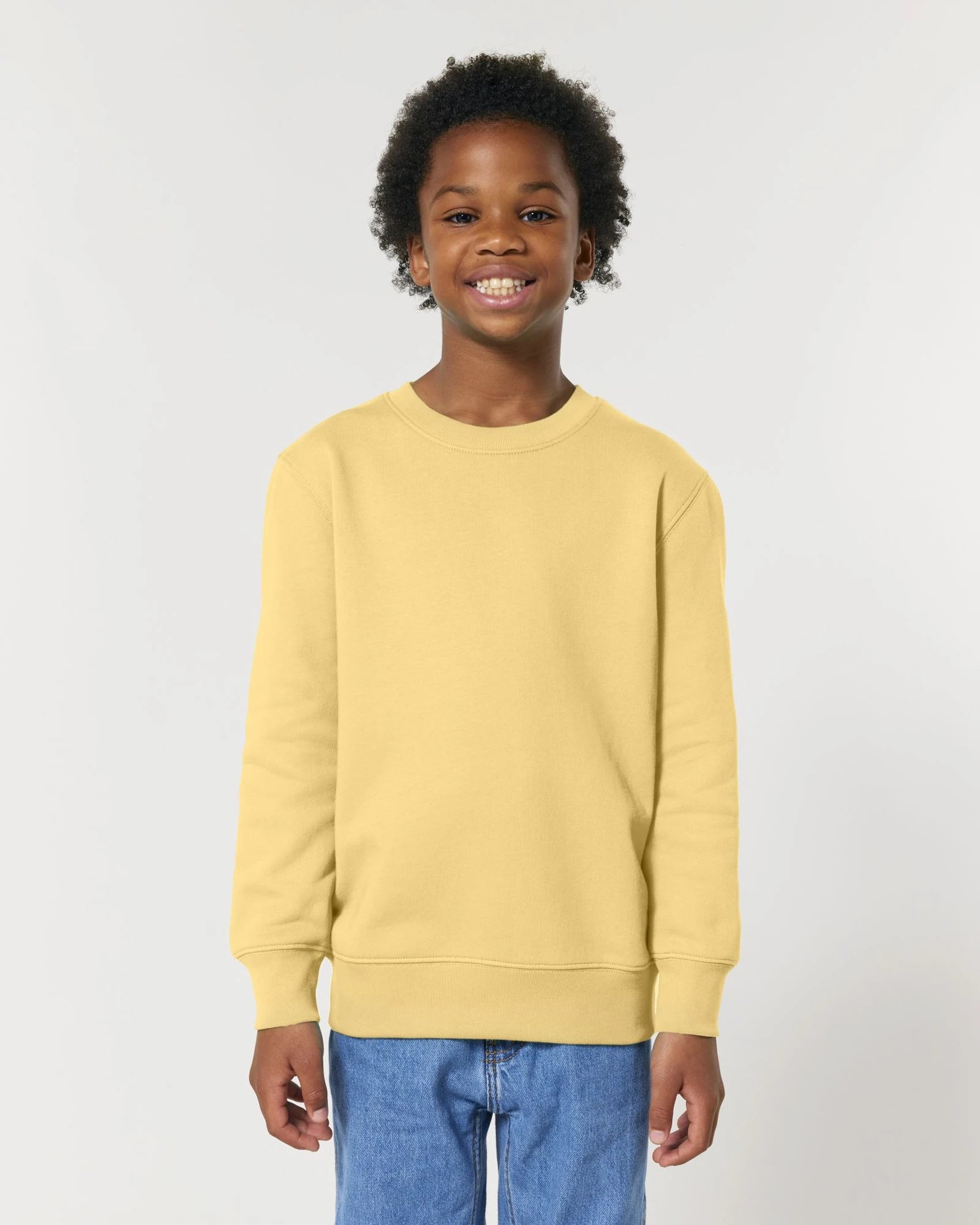 Sweatshirt Kinder Bio-Baumwolle Stanley/Stella Mini Changer zum Personalisieren - Viva Gelb