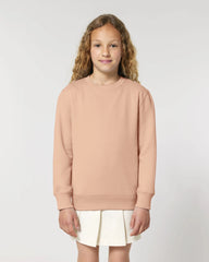 Sweatshirt Kinder Bio-Baumwolle Stanley/Stella Mini Changer zum Personalisieren - Frisches Pfirsich