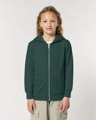 Sweatshirt zippbar Stanley/Stella Iconic Kinder zum Personalisieren - Glasiertes Grün