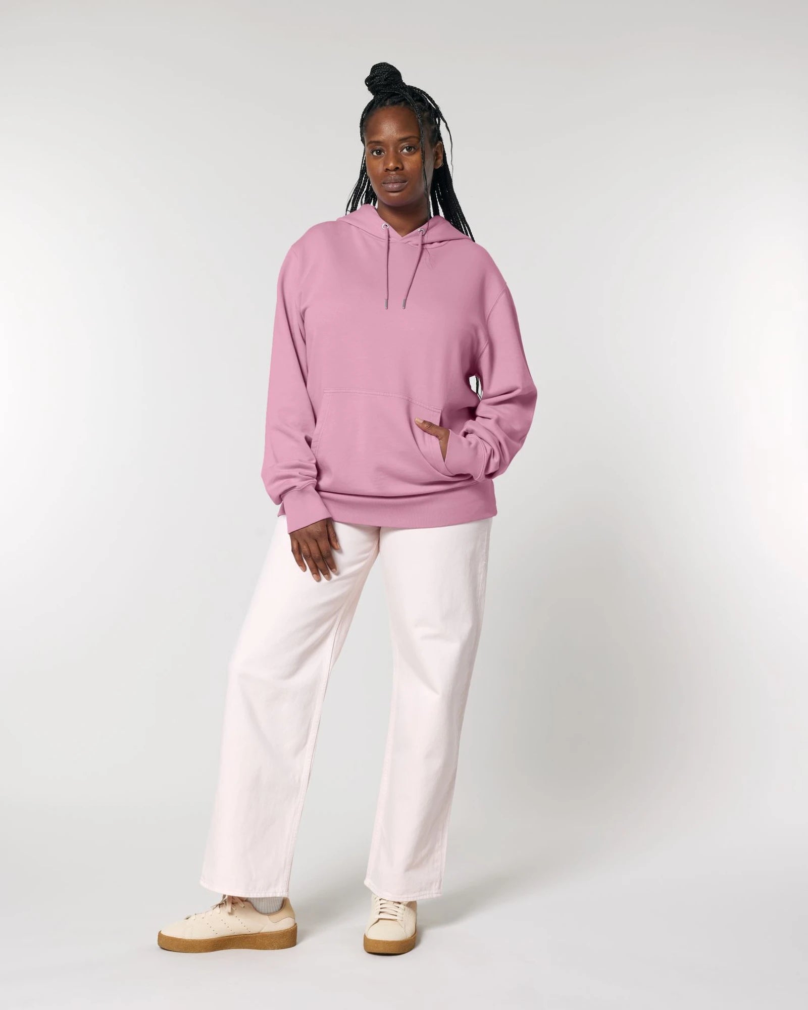 Hoodie Bio-Baumwolle Stanley/Stella Archer Vintage zum Personalisieren - G. Gefärbt Blasenkoralle