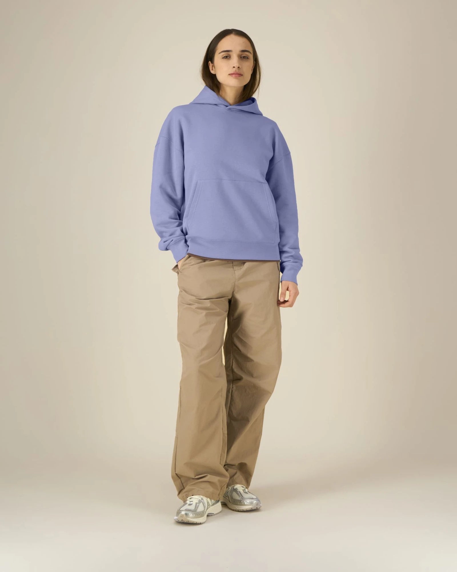 Hoodie Bio-Baumwolle Stanley/Stella Archer zum Personalisieren - Violett