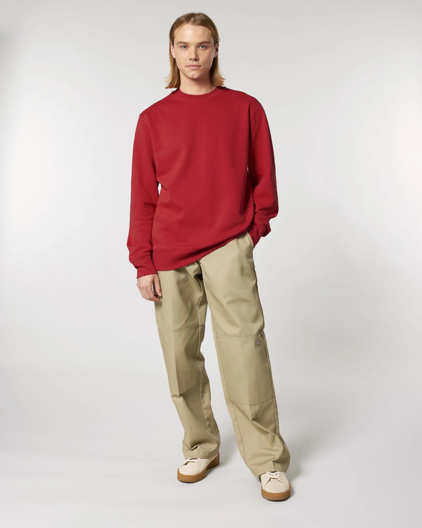 Sweatshirt unisex Stanley/Stella Changer 2.0 zum Personalisieren - Rot