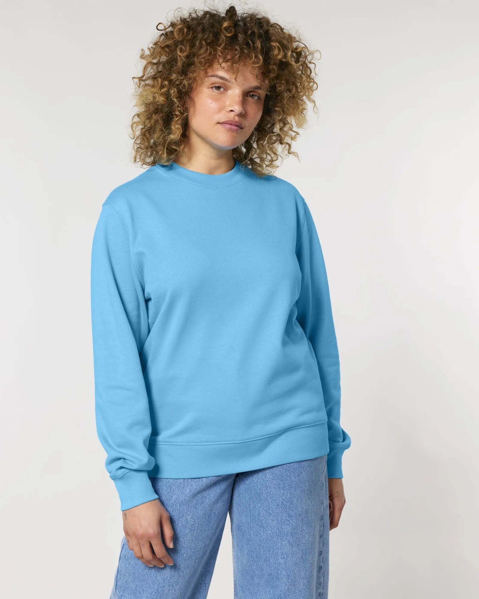 Sweatshirt unisex Stanley/Stella Changer 2.0 zum Personalisieren - Aqua Blau