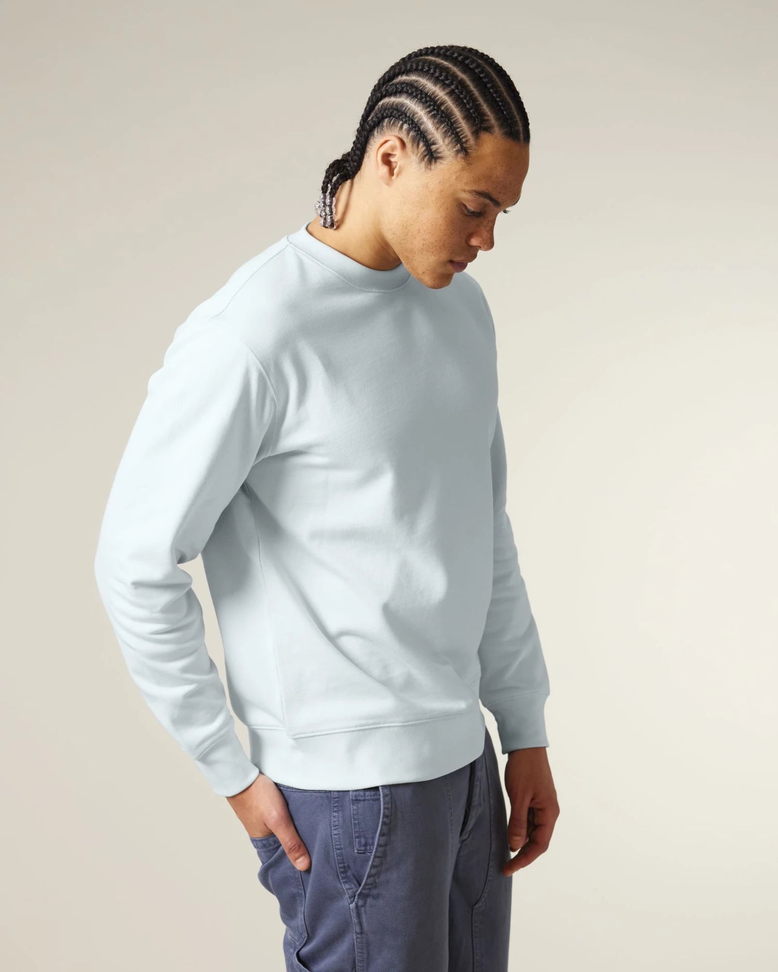 Sweatshirt unisex Stanley/Stella Changer 2.0 zum Personalisieren - Blaues Eis