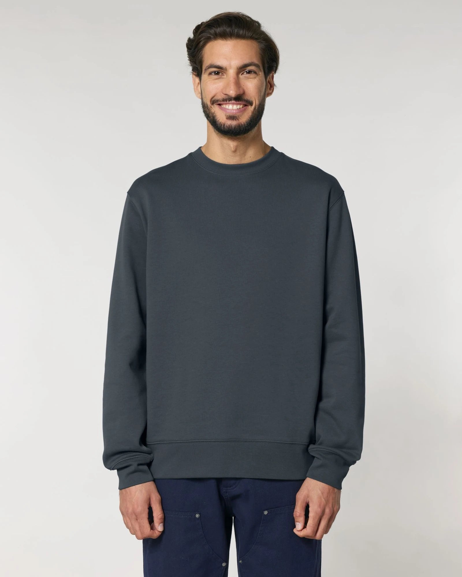 Sweatshirt unisex Stanley/Stella Changer 2.0 zum Personalisieren - Indisch Tinte Grau